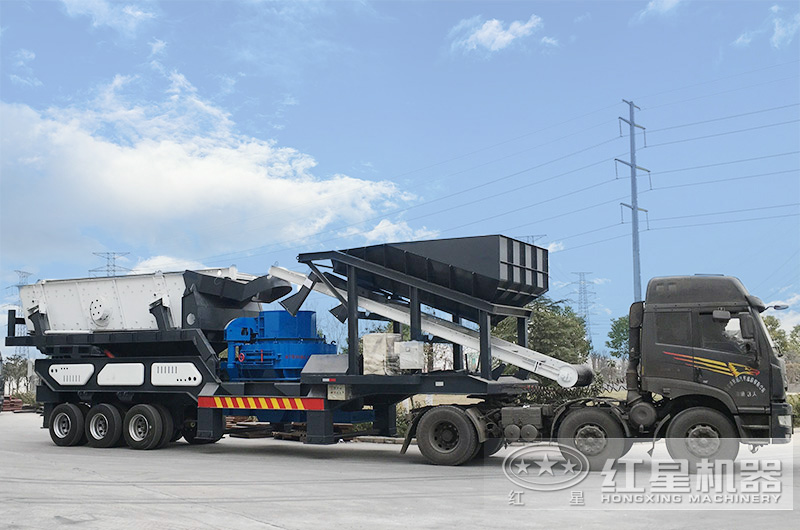 专门用来处理建筑垃圾的移动式制砂机 专门用来处理建筑垃圾的移动式制砂机