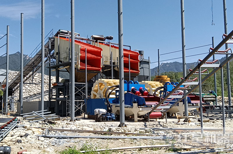 洗砂机工作现场图片 洗砂机工作现场图片