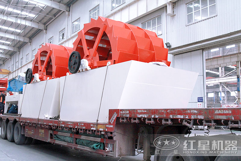 冰球突破机器洗砂机发货现场 冰球突破机器洗砂机发货现场