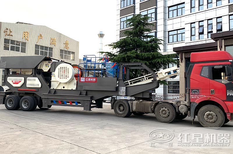 移动式石子破碎机图片 移动式石子破碎机图片