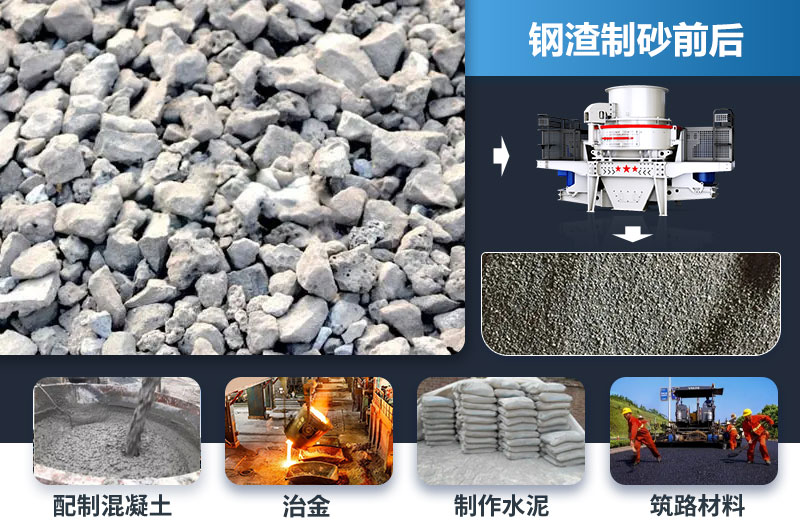 钢渣制砂后应用领域 钢渣制砂后应用领域