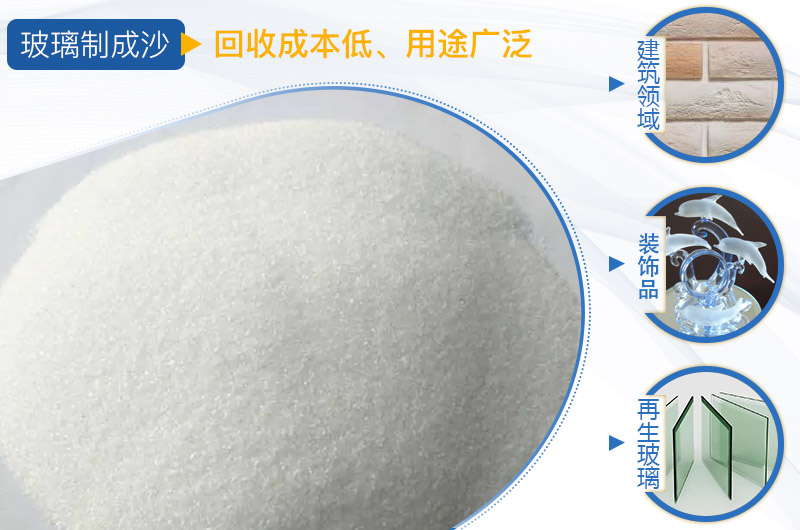 废旧玻璃制成沙子 废旧玻璃制成沙子