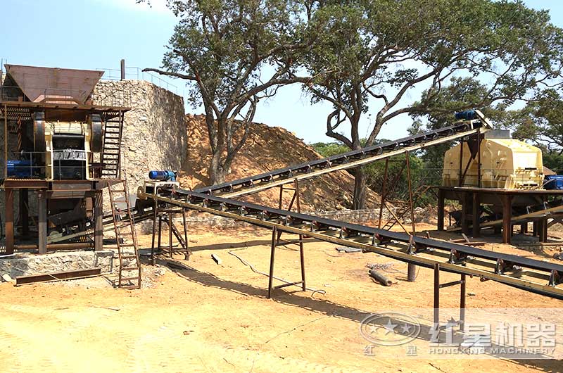 石子碎石机生产现场图片 石子碎石机生产现场图片