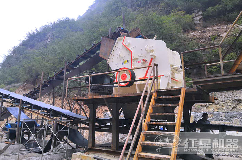 反击式打砂机工作现场图片 反击式打砂机工作现场图片