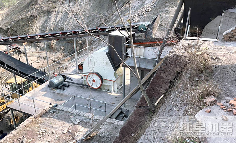 锤破单机作业现场 锤破单机作业现场