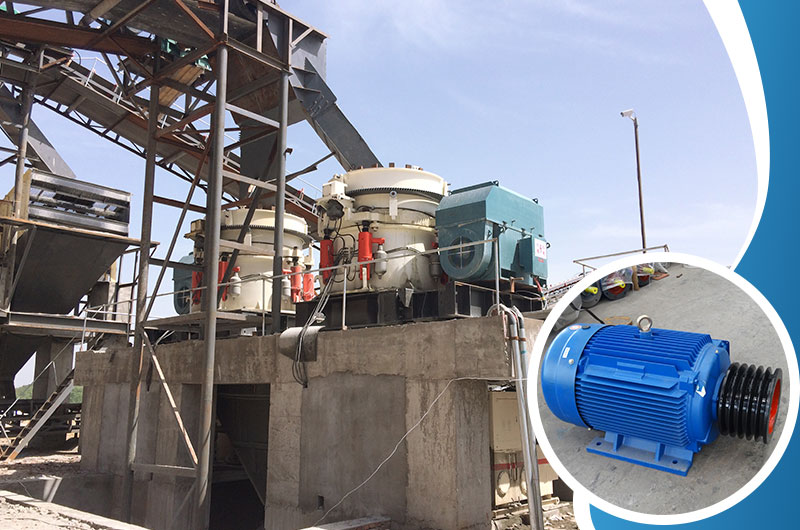 圆锥破碎机工作现场图 圆锥破碎机工作现场图