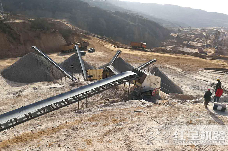 反击破碎机工作现场图片 反击破碎机工作现场图片