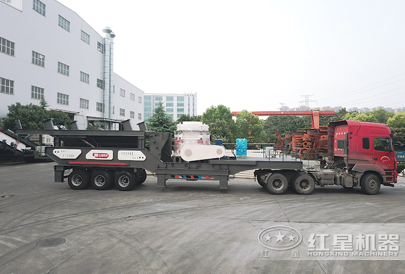 移动建筑垃圾粉碎站 移动建筑垃圾粉碎站